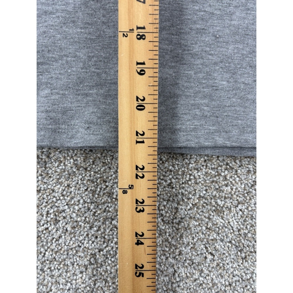 North Face Womens S Gray Long Sleeve Split Neck Fleece Knit Henley USA Made Vtg - Picture 10 of 11